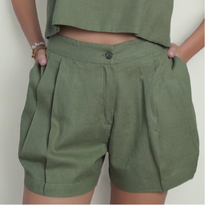 Linen shorts